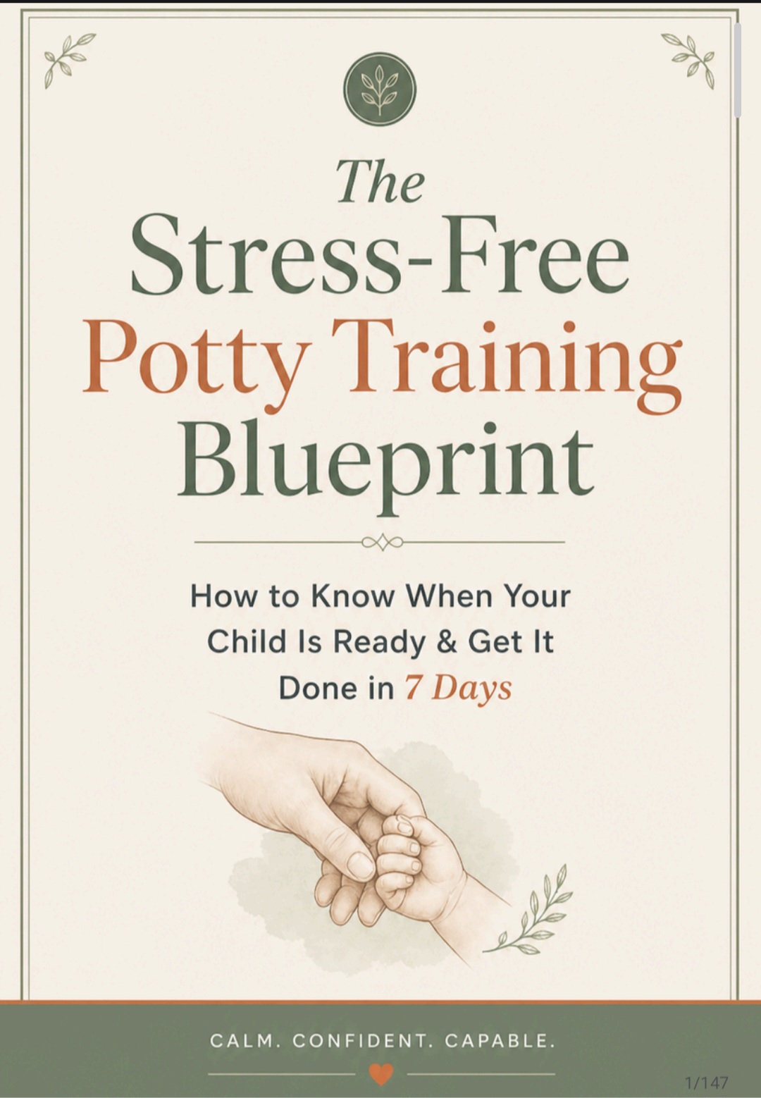 The Stress-Free Potty Training Blueprint ebook cover